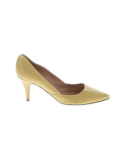 Pre-owned Jcrew Heels In Yellow