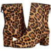 Jcrew J. Crew Haircalf Minimal Mckay Boot Women's Leopard Ankle Bootie Jobb918 In Animal Print