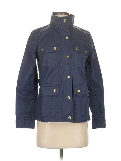 Pre-owned Jcrew Jacket In Blue
