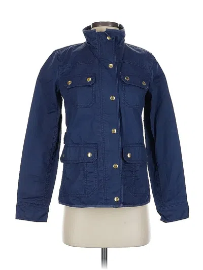 Pre-owned Jcrew Jacket In Blue