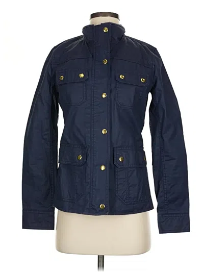 Pre-owned Jcrew Jacket In Blue