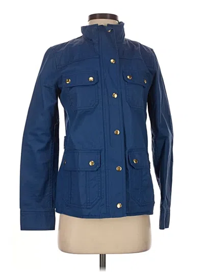 Pre-owned Jcrew Jacket In Blue