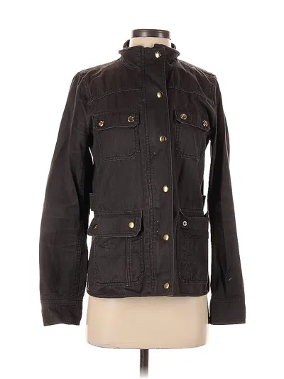 Pre-owned Jcrew Jacket In Brown