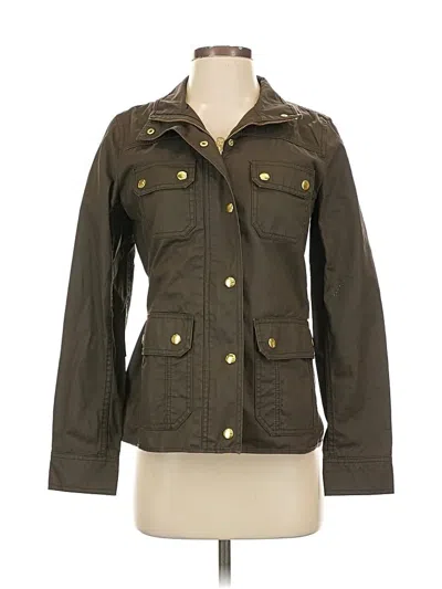 Pre-owned Jcrew Jacket In Brown