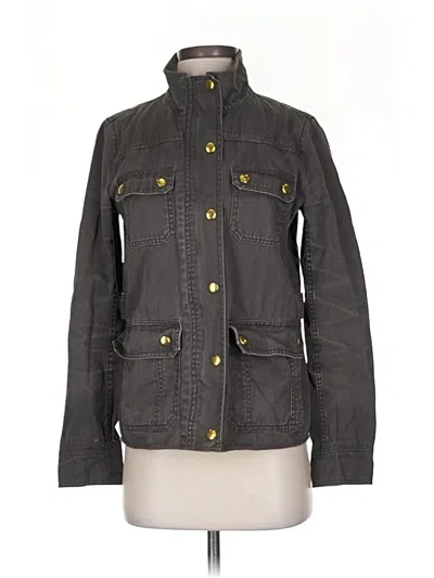 Pre-owned Jcrew Jacket In Brown