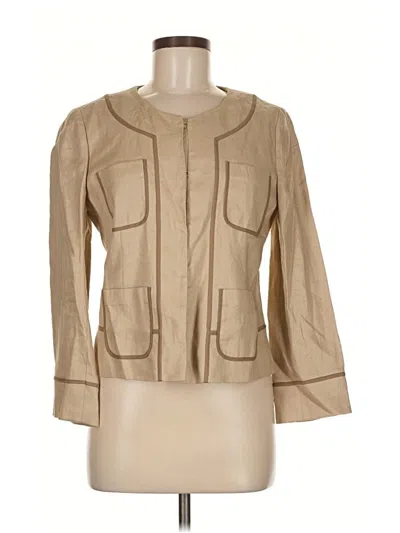 Pre-owned Jcrew Jacket In Brown