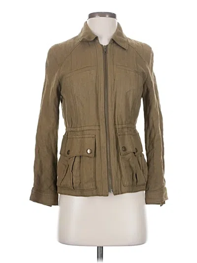 Pre-owned Jcrew Jacket In Brown