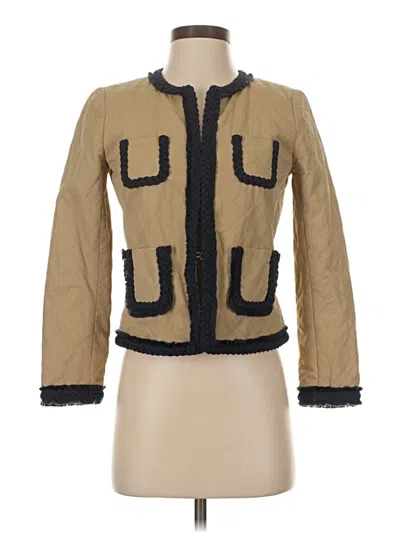 Pre-owned Jcrew Jacket In Brown