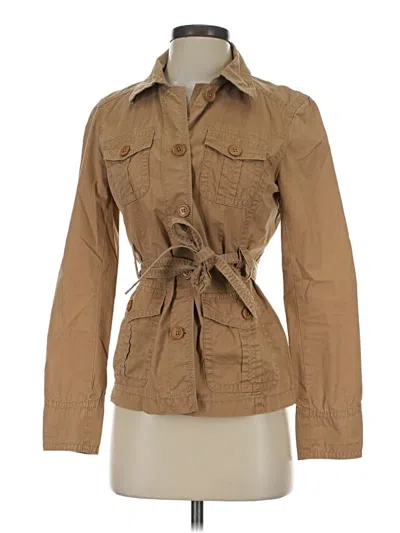 Pre-owned Jcrew Jacket In Brown