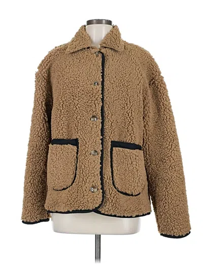 Pre-owned Jcrew Jacket In Brown