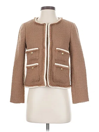 Pre-owned Jcrew Jacket In Brown