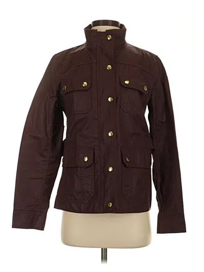Pre-owned Jcrew Jacket In Brown
