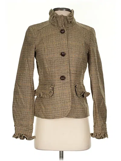 Pre-owned Jcrew Jacket In Brown