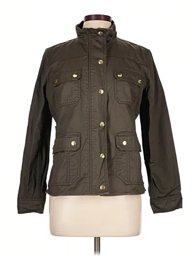 Pre-owned Jcrew Jacket In Brown