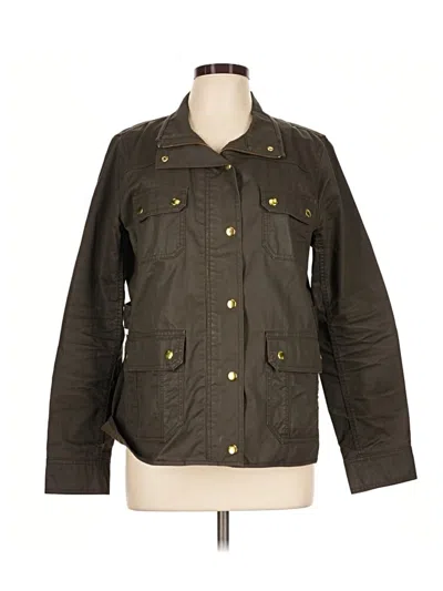 Pre-owned Jcrew Jacket In Brown
