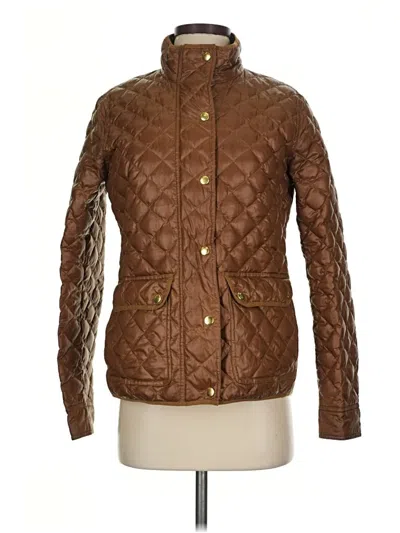 Pre-owned Jcrew Jacket In Brown