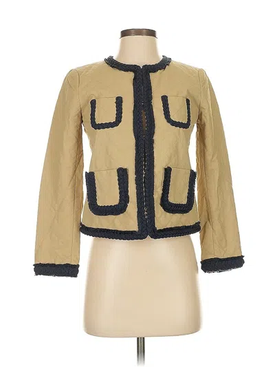Pre-owned Jcrew Jacket In Gold