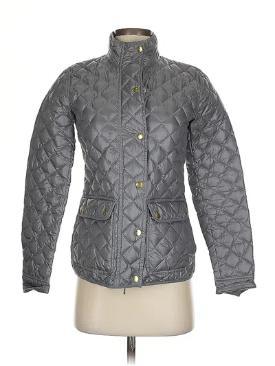 Pre-owned Jcrew Jacket In Gray