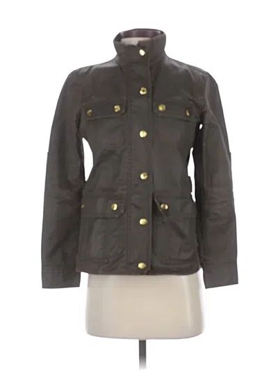 Pre-owned Jcrew Jacket In Gray