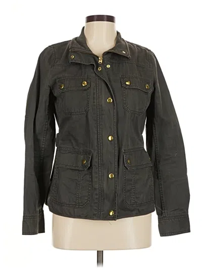 Pre-owned Jcrew Jacket In Gray