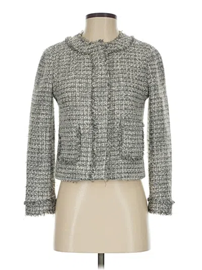 Pre-owned Jcrew Jacket In Gray