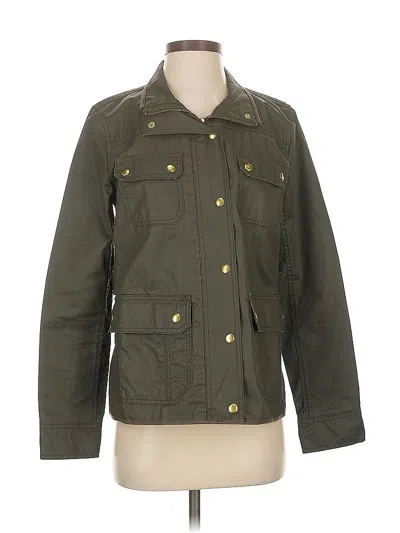 Pre-owned Jcrew Jacket In Green