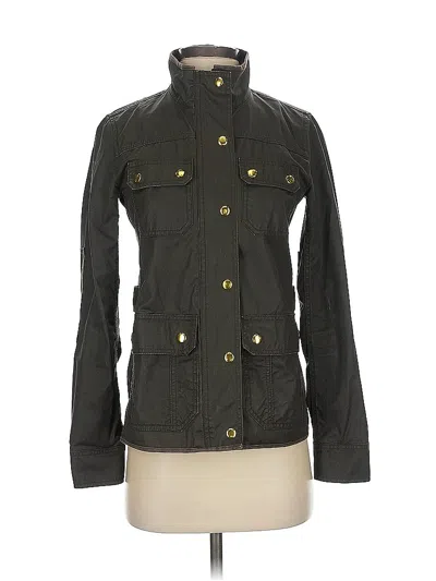 Pre-owned Jcrew Jacket In Green