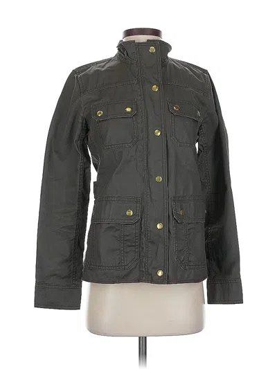 Pre-owned Jcrew Jacket In Green