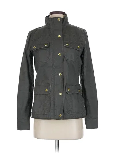 Pre-owned Jcrew Jacket In Green