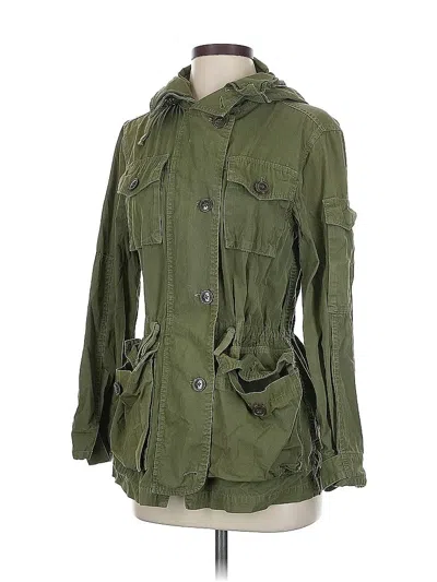 Pre-owned Jcrew Jacket In Green