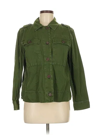 Pre-owned Jcrew Jacket In Green