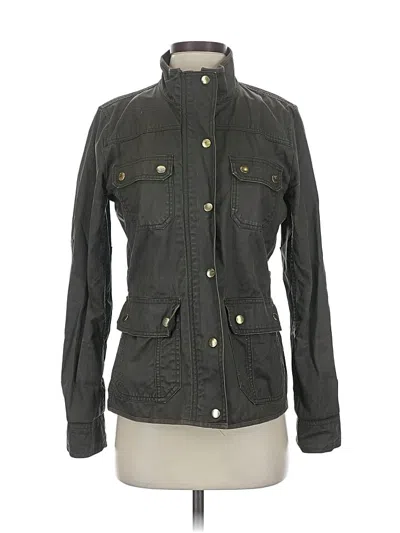 Pre-owned Jcrew Jacket In Green