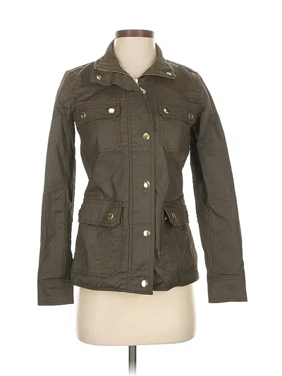 Pre-owned Jcrew Jacket In Green