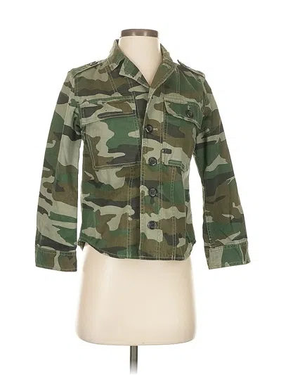 Pre-owned Jcrew Jacket In Green