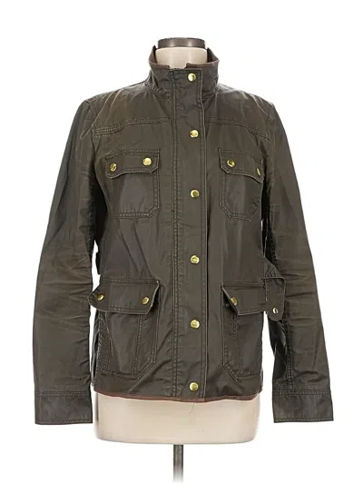Pre-owned Jcrew Jacket In Green