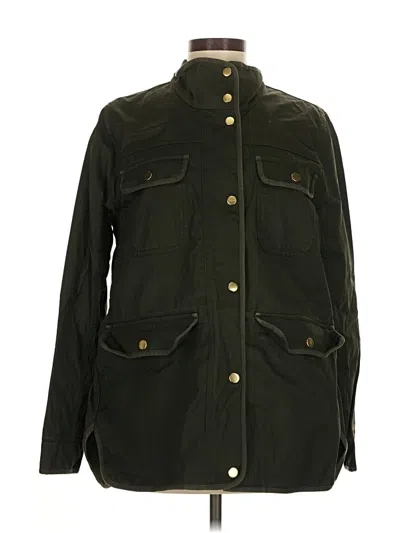 Pre-owned Jcrew Jacket In Green