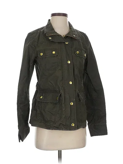 Pre-owned Jcrew Jacket In Green