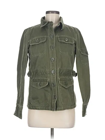 Pre-owned Jcrew Jacket In Green