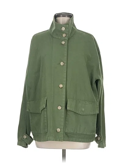 Pre-owned Jcrew Jacket In Green