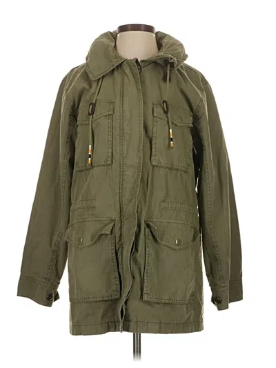 Pre-owned Jcrew Jacket In Green