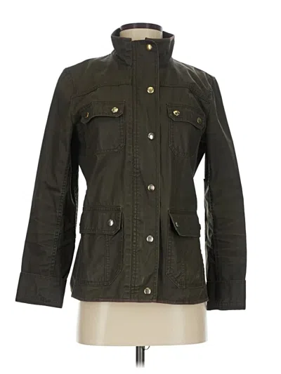 Pre-owned Jcrew Jacket In Green