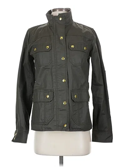 Pre-owned Jcrew Jacket In Green