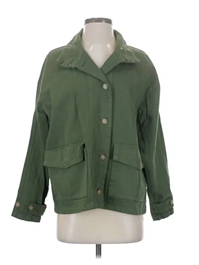 Pre-owned Jcrew Jacket In Green