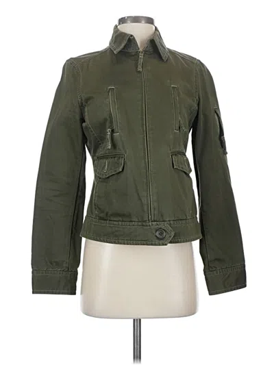 Pre-owned Jcrew Jacket In Green