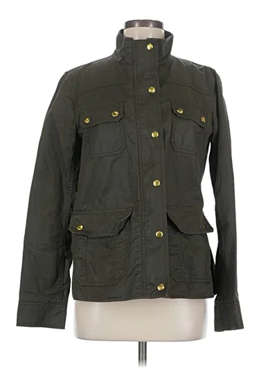 Pre-owned Jcrew Jacket In Green