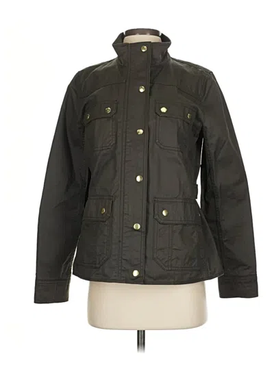 Pre-owned Jcrew Jacket In Green