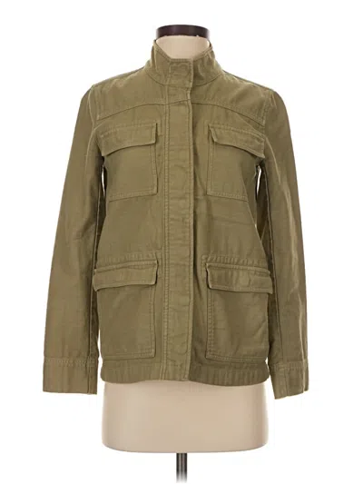Pre-owned Jcrew Jacket In Green