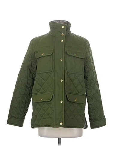 Pre-owned Jcrew Jacket In Green