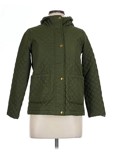 Pre-owned Jcrew Jacket In Green