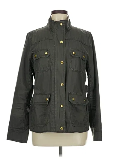 Pre-owned Jcrew Jacket In Green